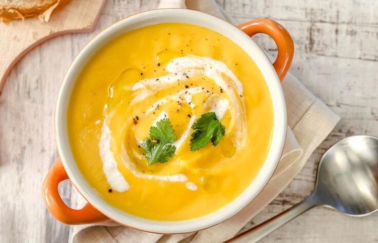 vegetable soup puree for weight loss of 10 kg per month