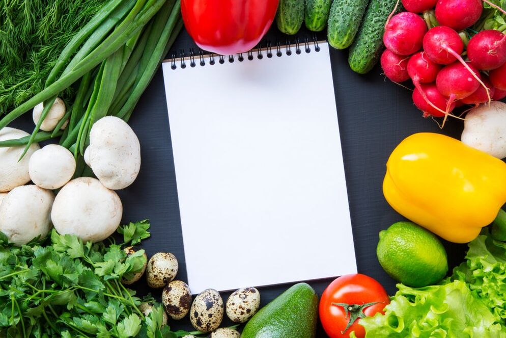 vegetable and meal diary for weight loss